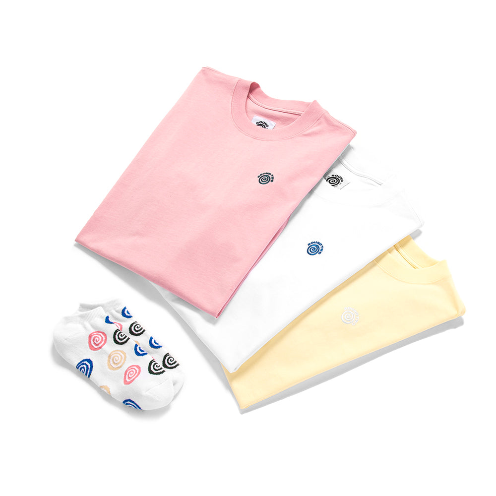 Embroidered Heavyweight Tee 3-Pack + Sock