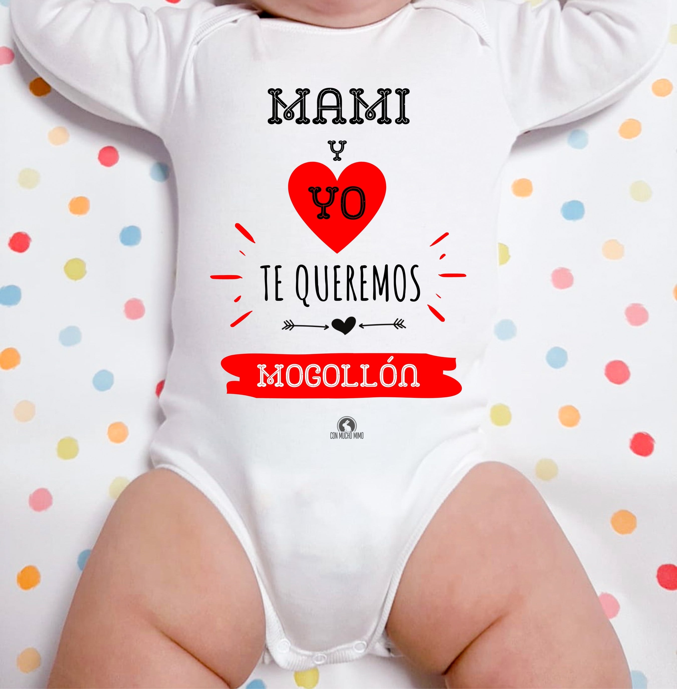 body personalizado mamá te quiero – Con Mucho Mimo