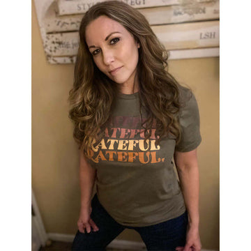 Grateful Premium Graphic T-Shirt