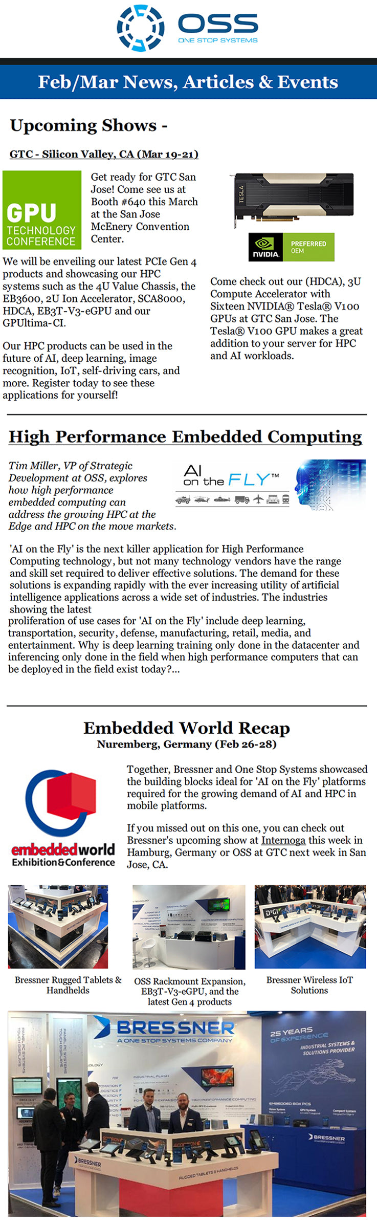 February 2019 Newsletter