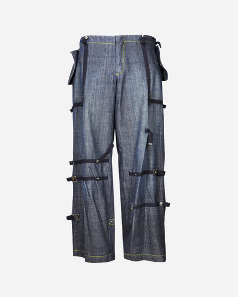 hussein chalayan ss2003 bondage denim