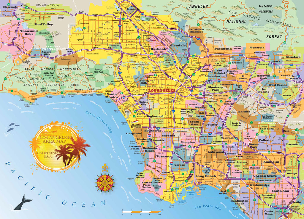 Los Angeles Jigsaw Puzzle – Hennessy Puzzles Because Business IS Personal
