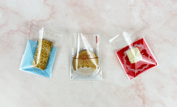 Clear Pouches for DIY Dessert Gifts