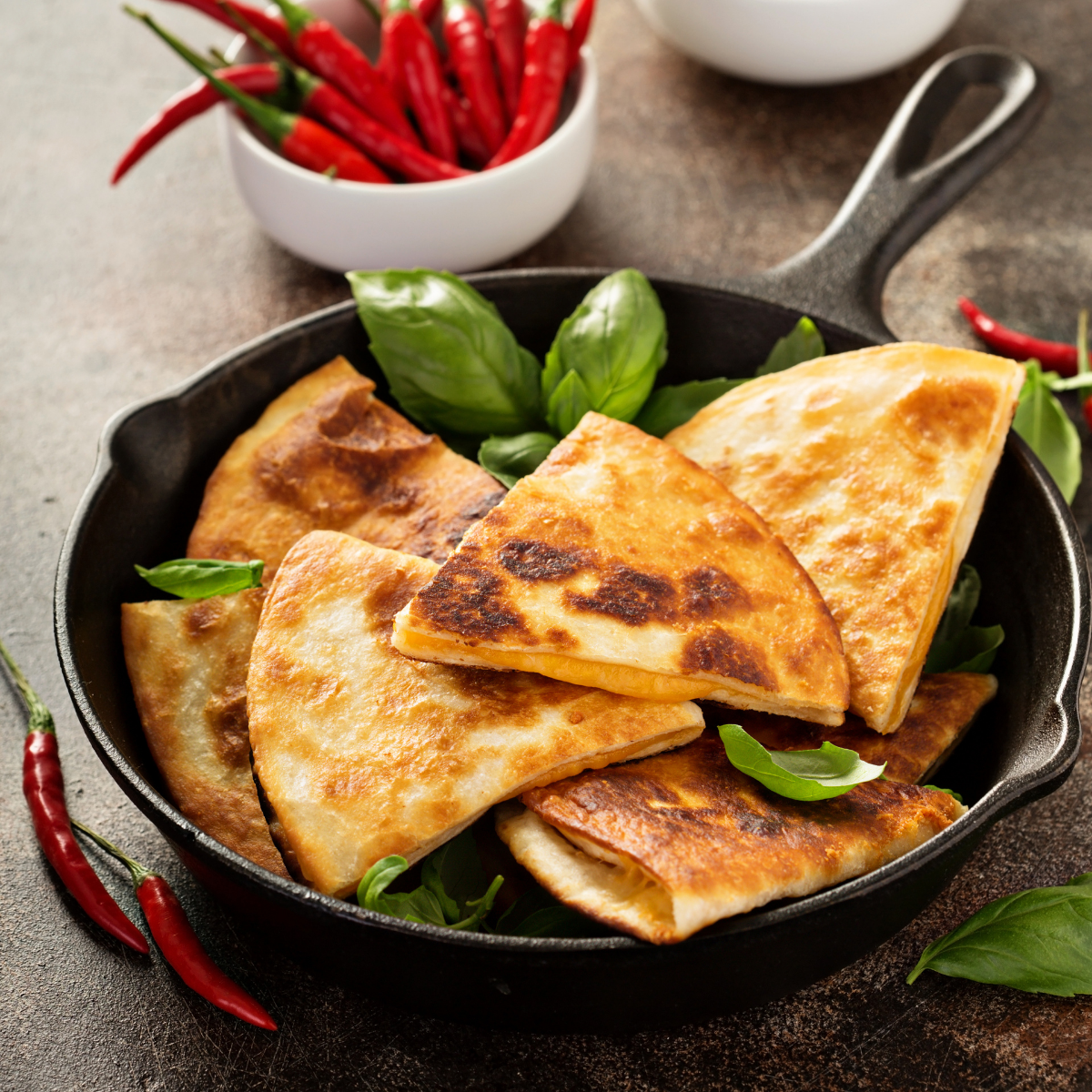 Cold Weather Camping Guide: Quesadillas