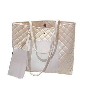 Women’s Large Quilted Tote Bag - Dyosco