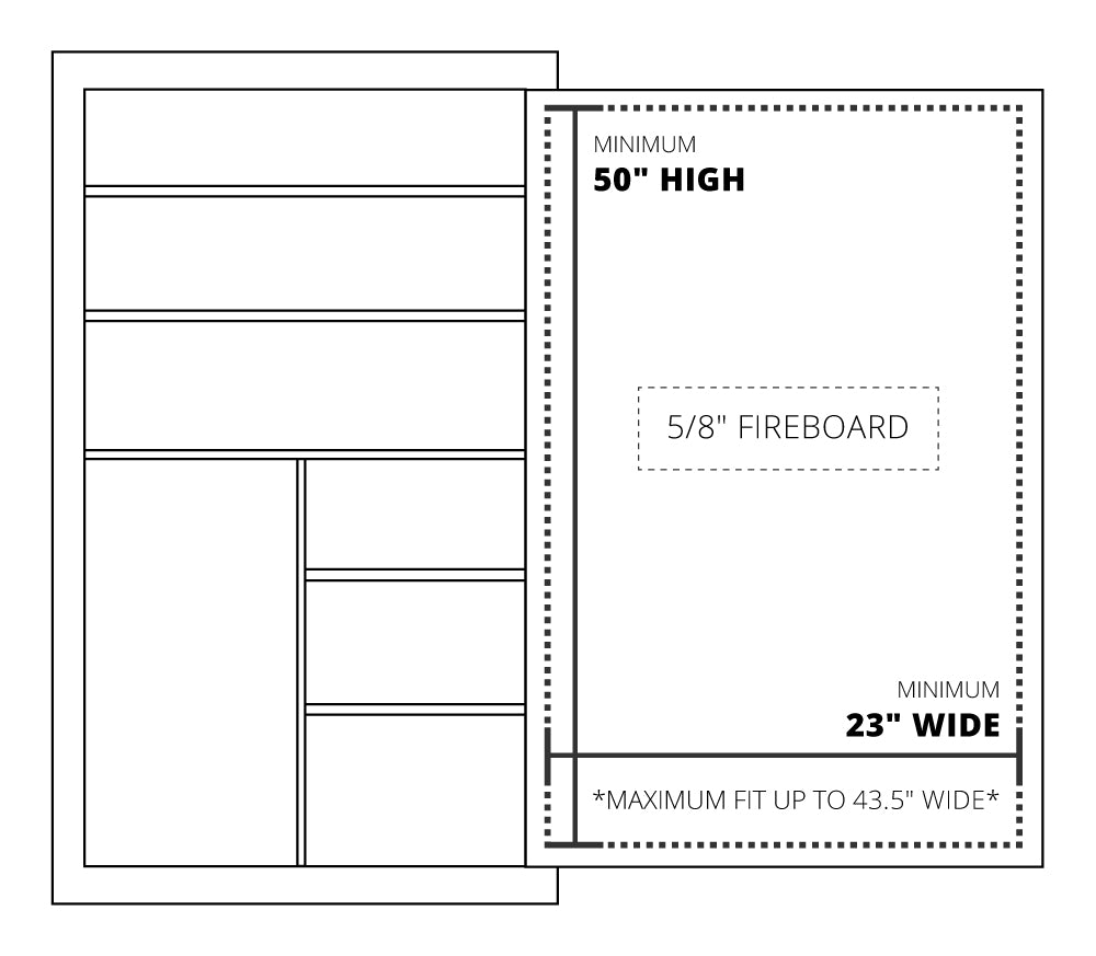 Stealth Medium Molle Door Panel Organizer Fits on Medium Fireboard