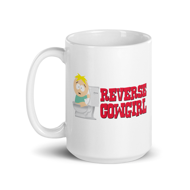 South Park Butters Reverse Cowgirl White Mug – South Park Shop Uk