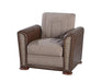 Istikbal Multifunctional Furniture Living Room Set ALFA Collection (Redeyef Brown, Chair) | ISTK USA.