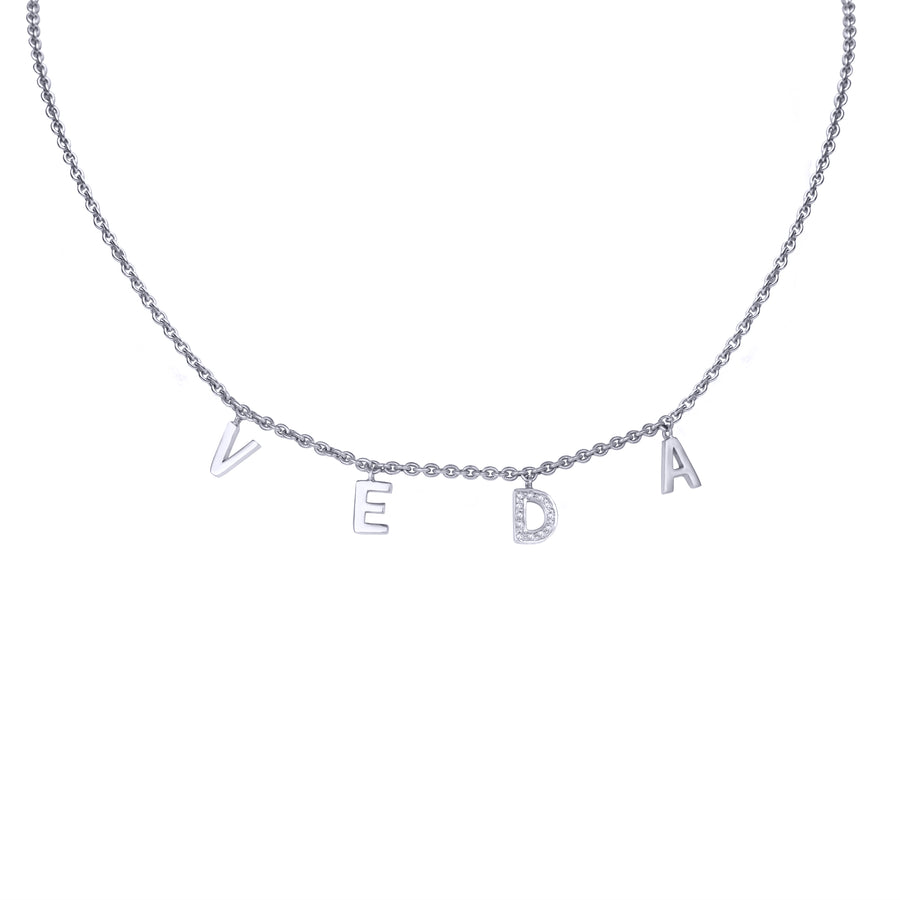 Collar Name Diamond Necklace