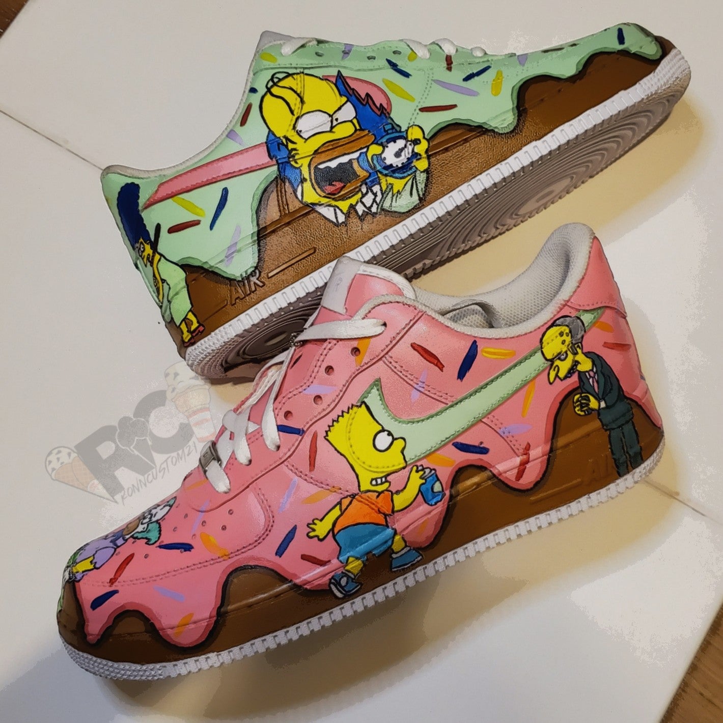 simpsons air force 1s