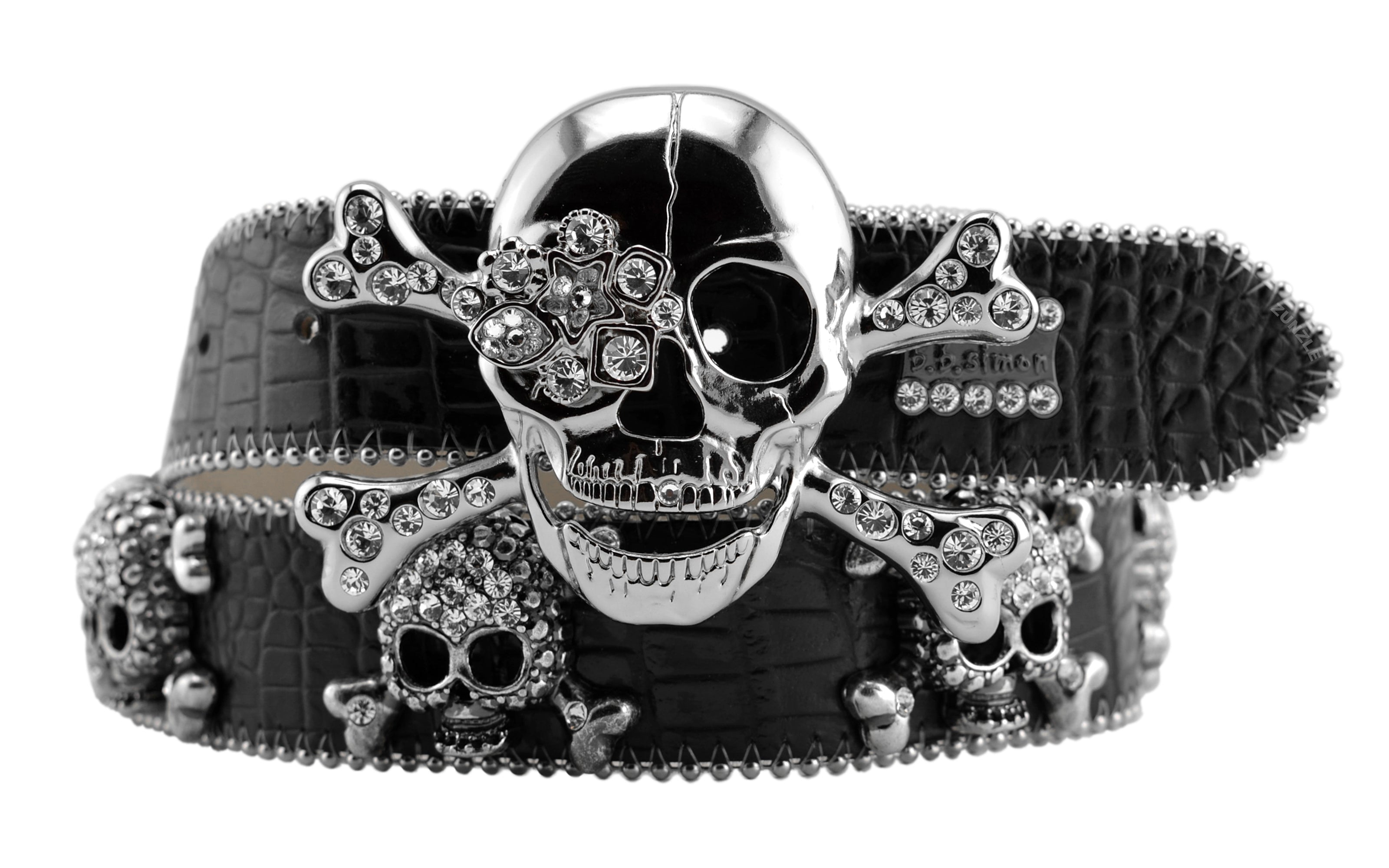 bb belt with skull