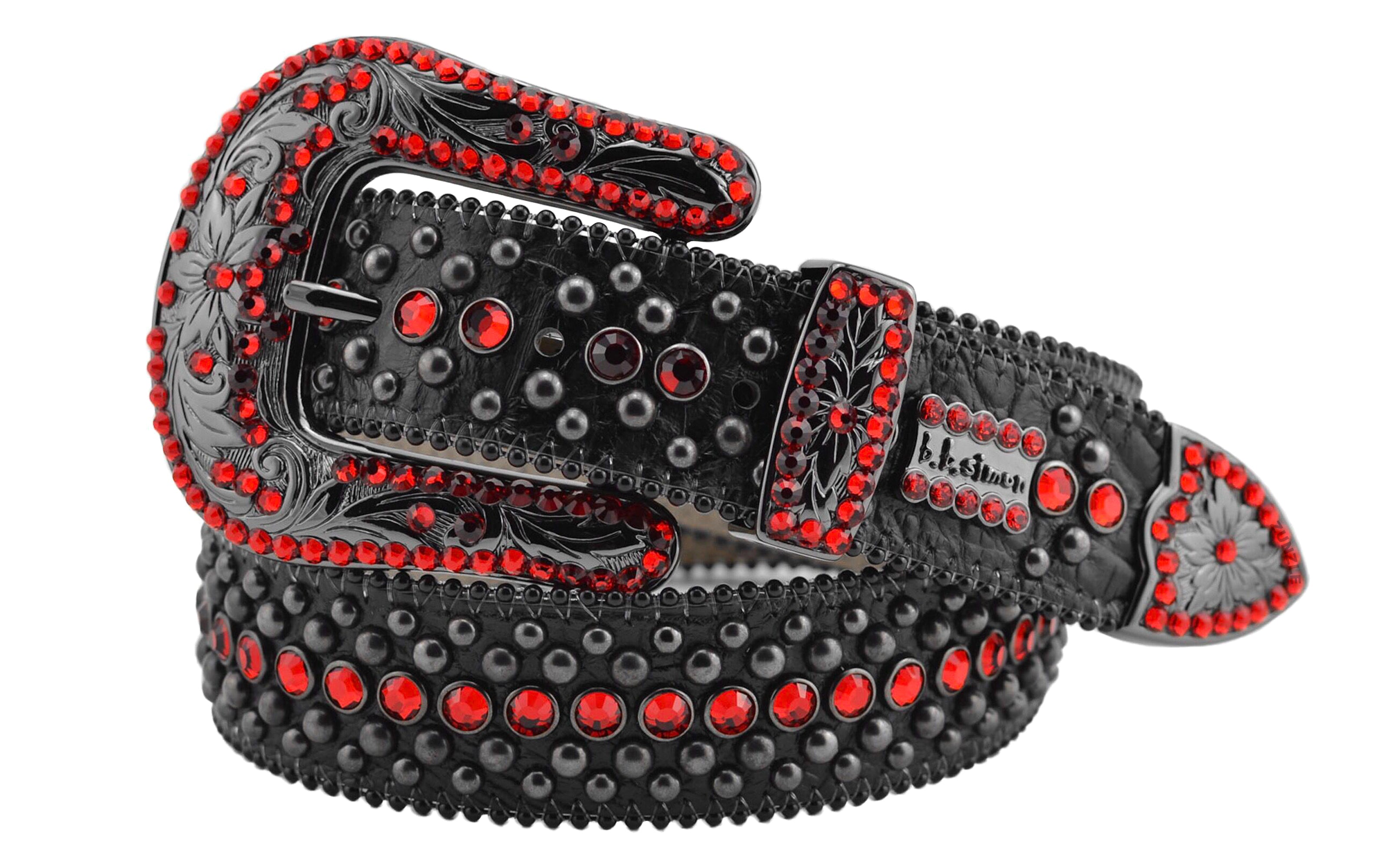 B.B. Simon Veronica Bloodshot Shadow Belt - Zunzle