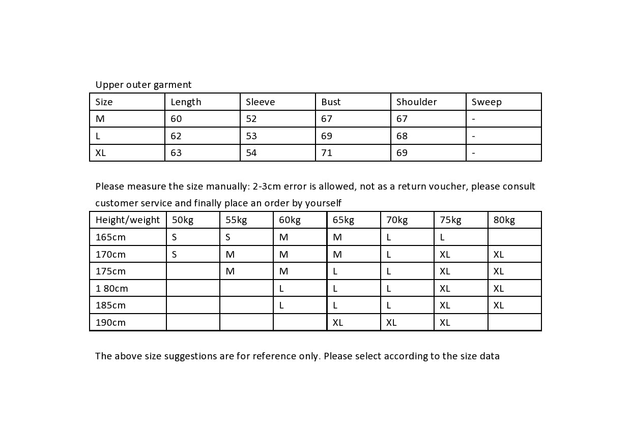 size chart 4800197623947