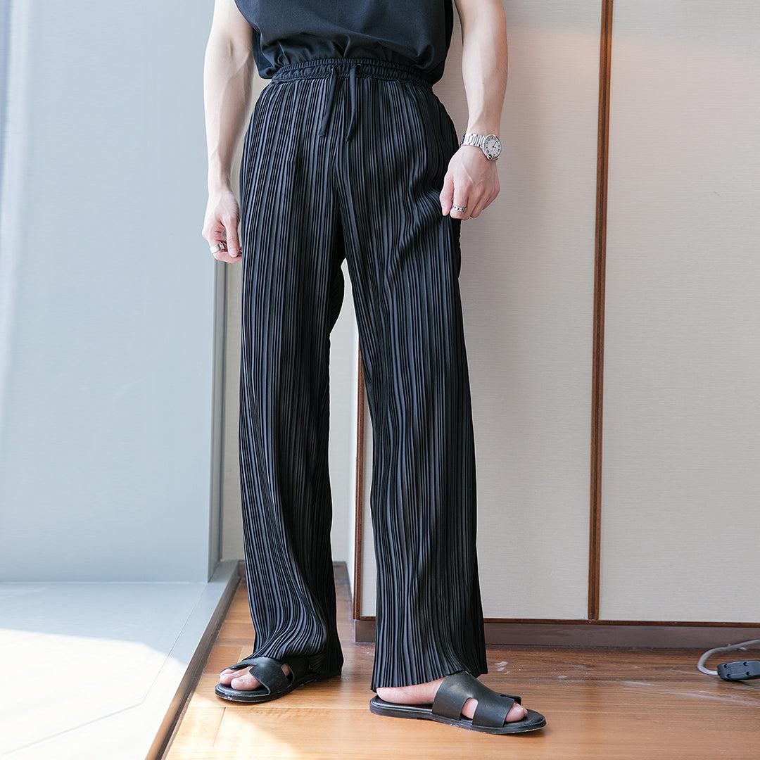 Image of Pleated Mopping Pants