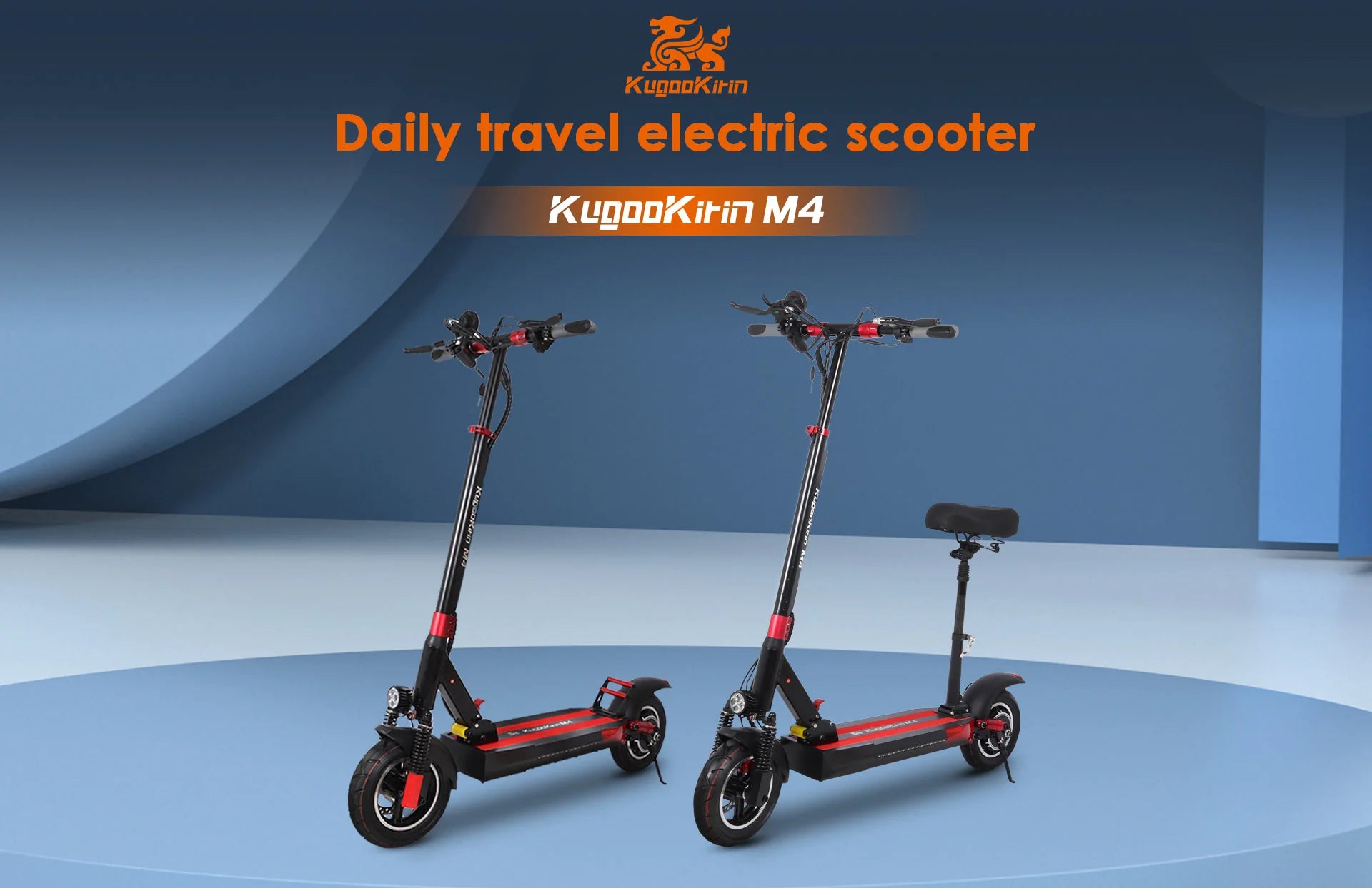 Get Around in Style with KugooKirin M4 Electric Scooter - 500W Motor, 480WH Battery