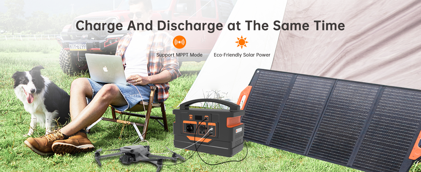 NOVOO 100W panneau solaire portable chargeur de batterie solaire