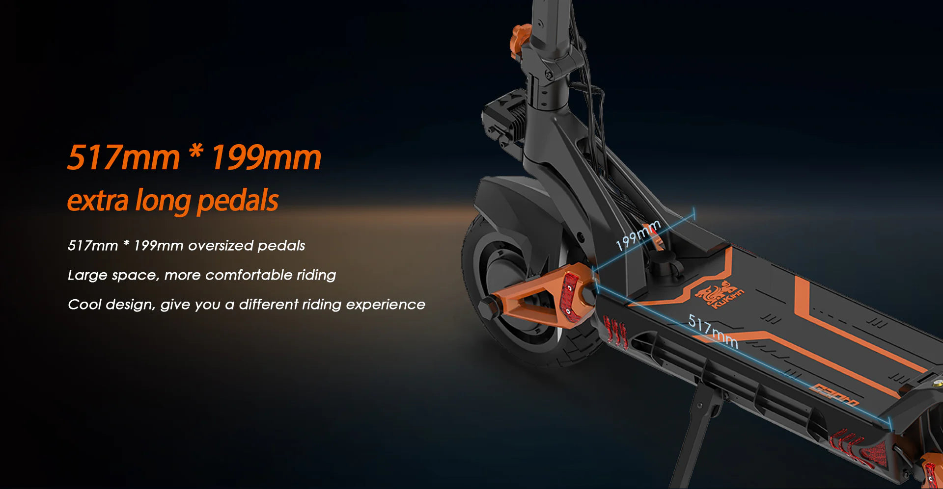 Kukirin G3 Pro Electric Scooter - Power up with 1200W motor and long-lasting 1200AH battery