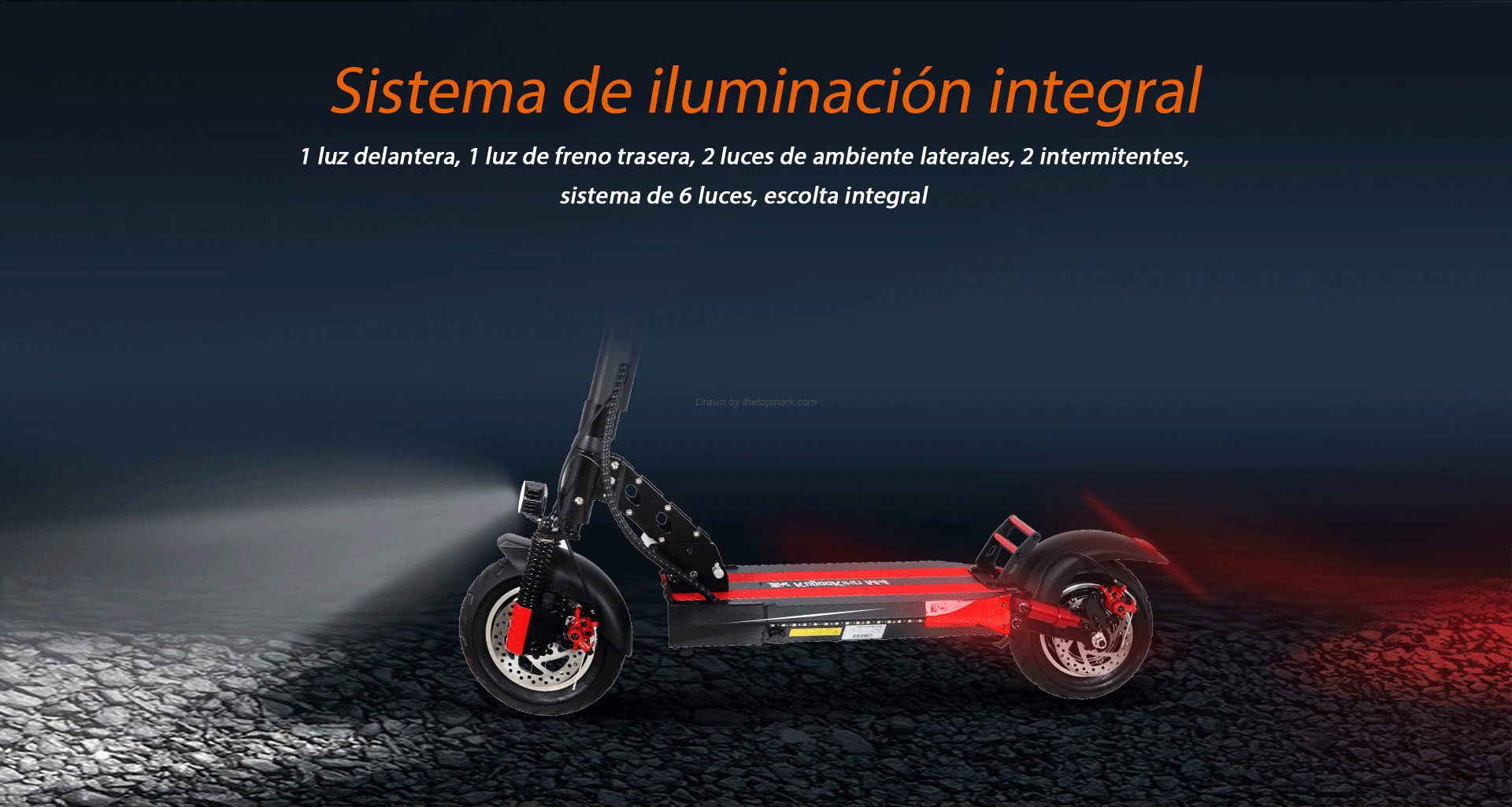 Comprar Patinete eléctrico Kugookirin M4 para adultos, patinete eléctrico  de 28 MPH con asiento, patinete eléctrico potente de 500W, Hoverboard de  paso plegable