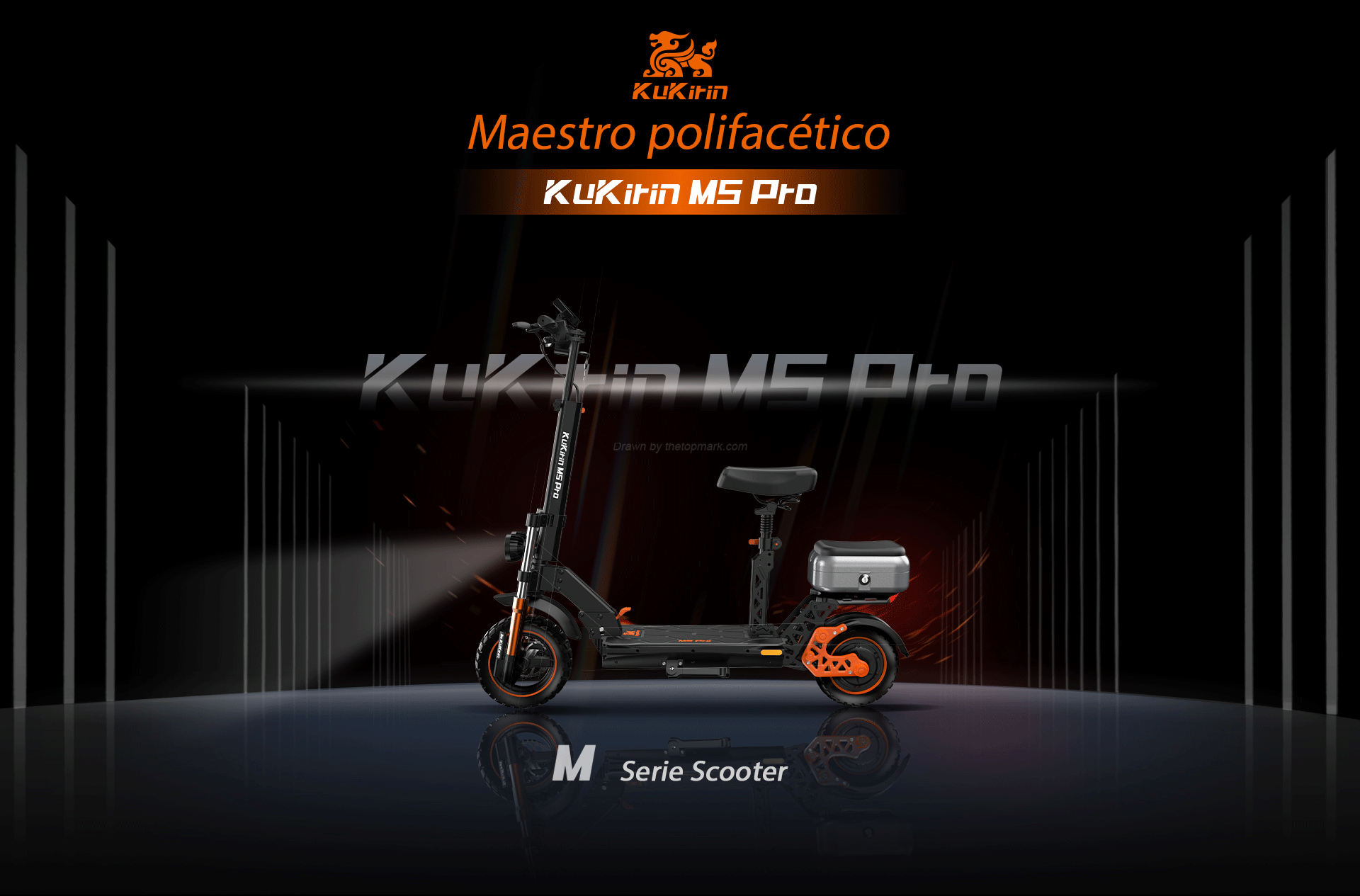 KugooKirin M4 PRO | Trottinette Électrique 500W 864WH | Vitesse Maximale 45 km/h | Autonomie 90 km | Freins à Disque