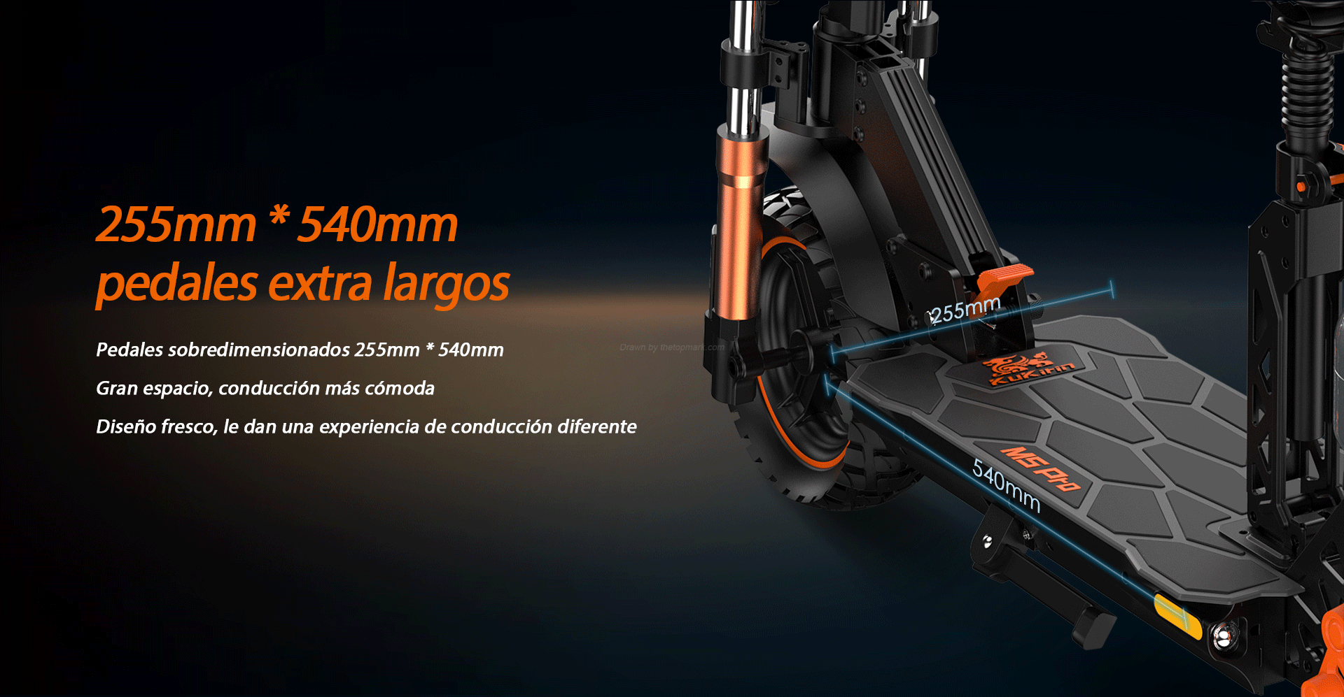 KugooKirin M4 PRO | Trottinette Électrique 500W 864WH | Vitesse Maximale 45 km/h | Autonomie 90 km | Freins à Disque