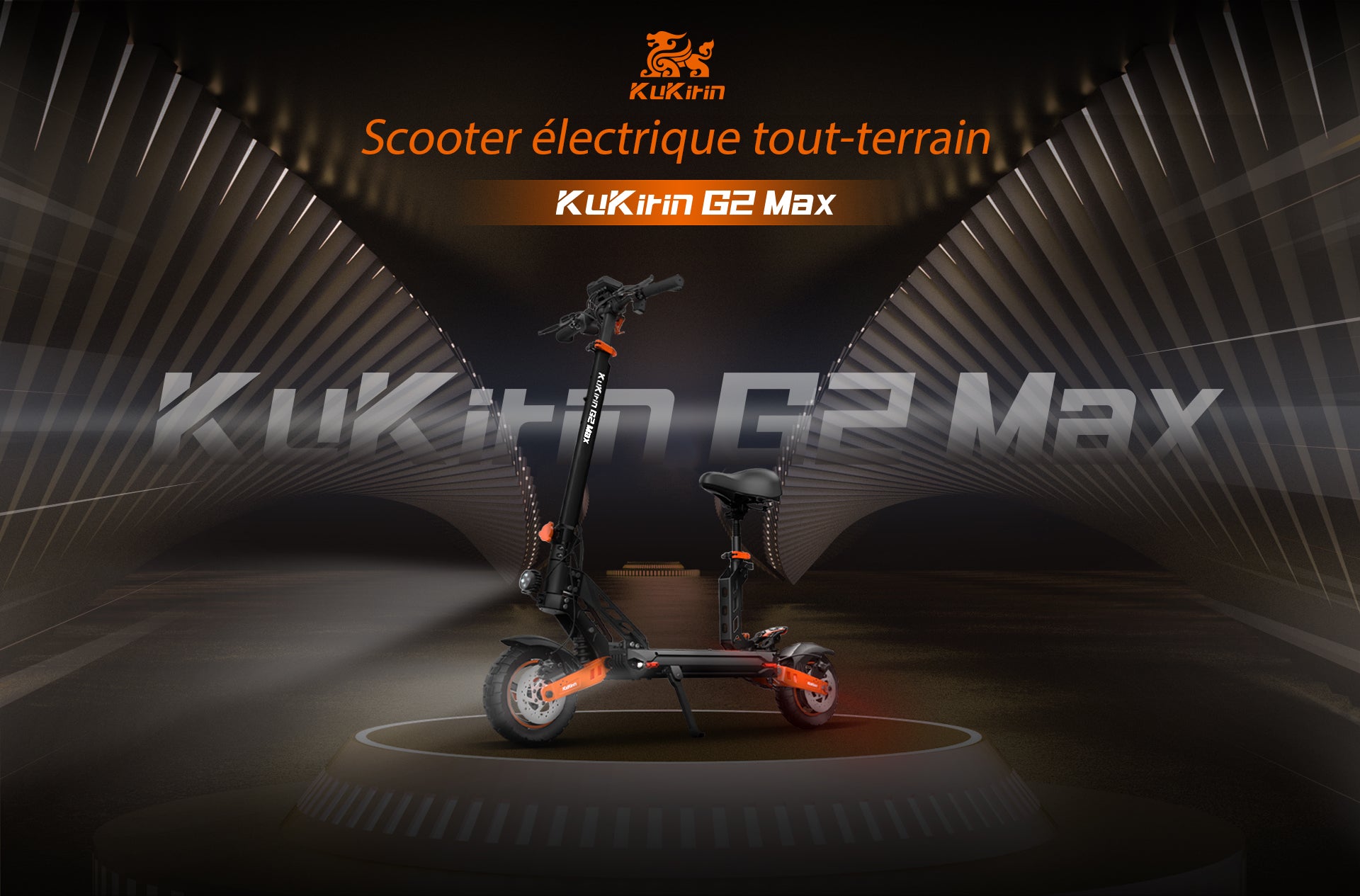La trottinette électrique rapide et puissante Kukirin G2 Max 1000W