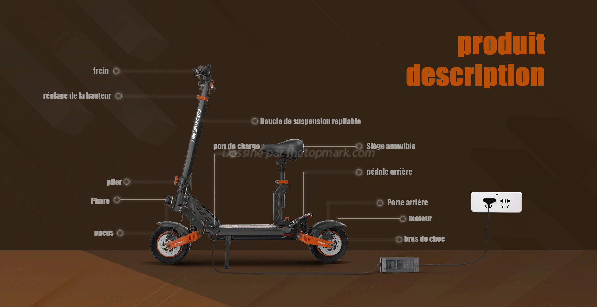 Trottinette électrique KuKirin G2 MAX - 1000W - 960WH - Découvrez la puissance et l'autonomie