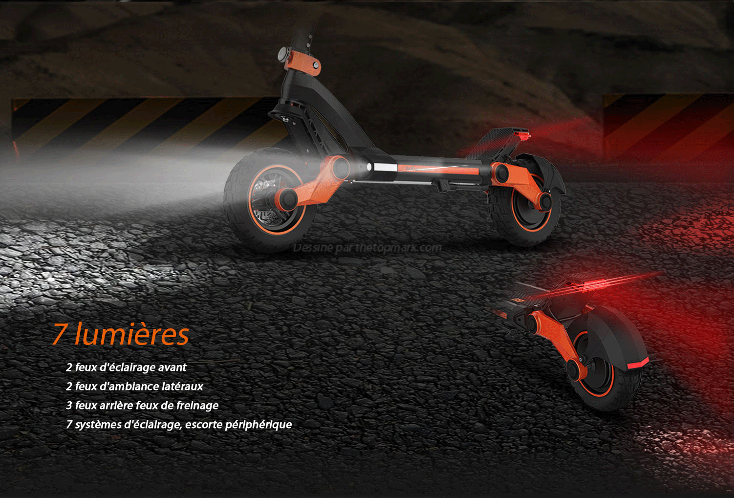 KugooKirin G3 - trottinette électrique puissante et pratique