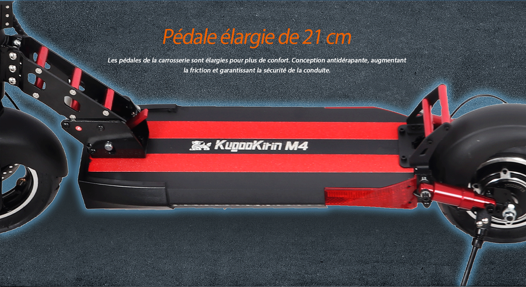 Scooter électrique KugooKirin M4 - 500W, 480WH