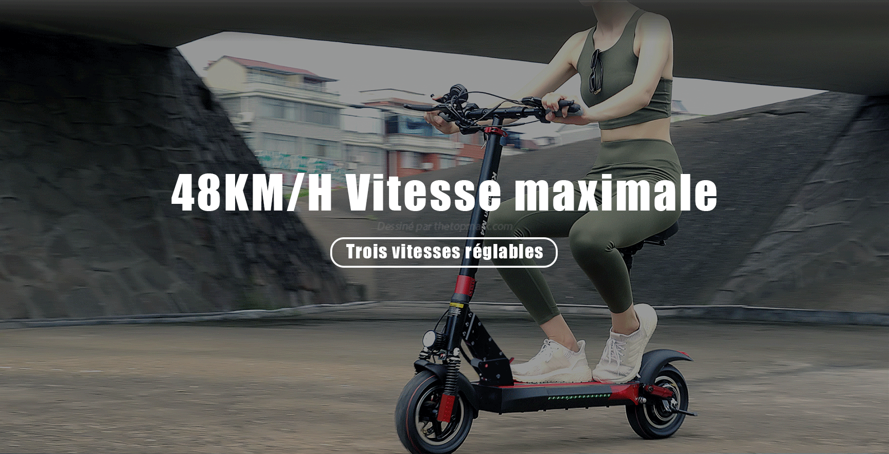 Scooter électrique KugooKirin M4 - 500W, 480WH