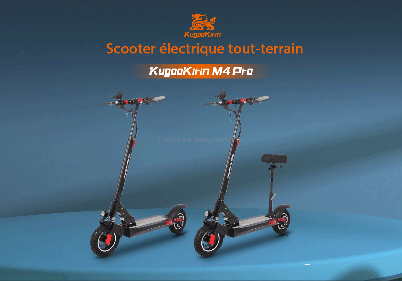 Trottinette électrique kugookirin m4 pro 500w - autonomie 80 km kukirin -  Conforama