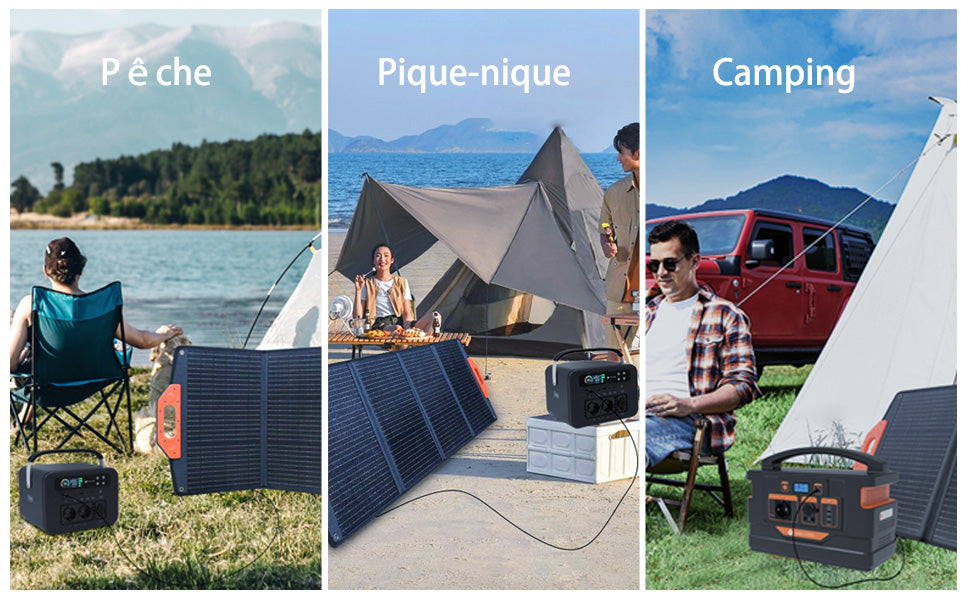 NOVOO RPS1000 Portable Power Bank - 1100Wh Capacity & 1000W AC Outlet - Power Up Your Next Adventure