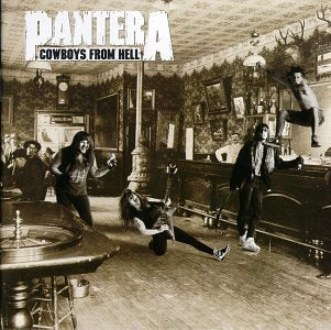 Pantera Cowboys from Hell 1990 with Cemetery Gates
