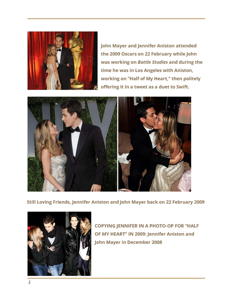 Taylor Swift Forced a False Relationship with John Mayer to the Press with "Dear John" Page 2
