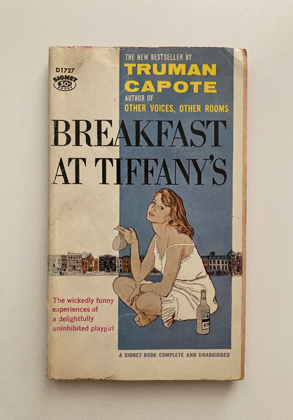 1st Printing of Truman Capote's Breakfast At Tiffany’s as a Signet Paperback in 1959. But Truman plagiarized the novella.