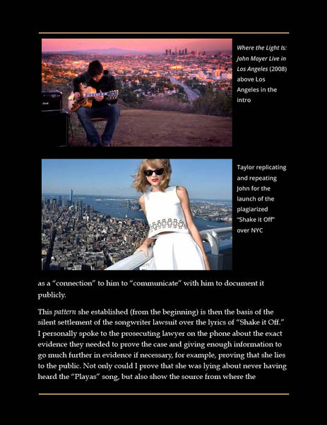 Taylor Swift Copying John Mayer's Where the Light Is Intro