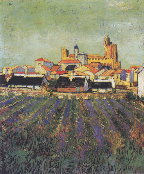 Vincent Van Gogh, View of Saintes-Maries, 1888, Kröller-Müller Museum, Otterlo, Netherlands