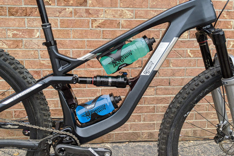 top tube water bottle mount