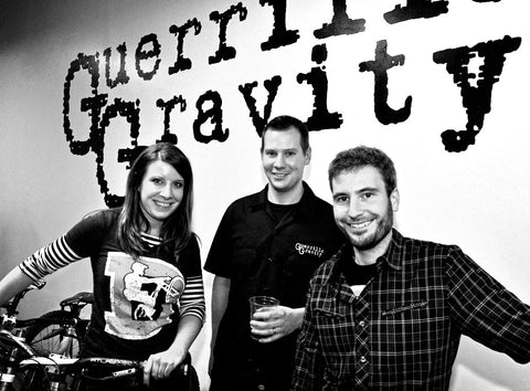 The three co-founders of Guerrilla Gravity: Kristy, Matt, and Will (L to R).