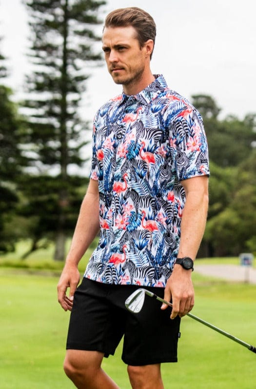 Image of CA Funky Golf Shirt | Mingos & Zebbies