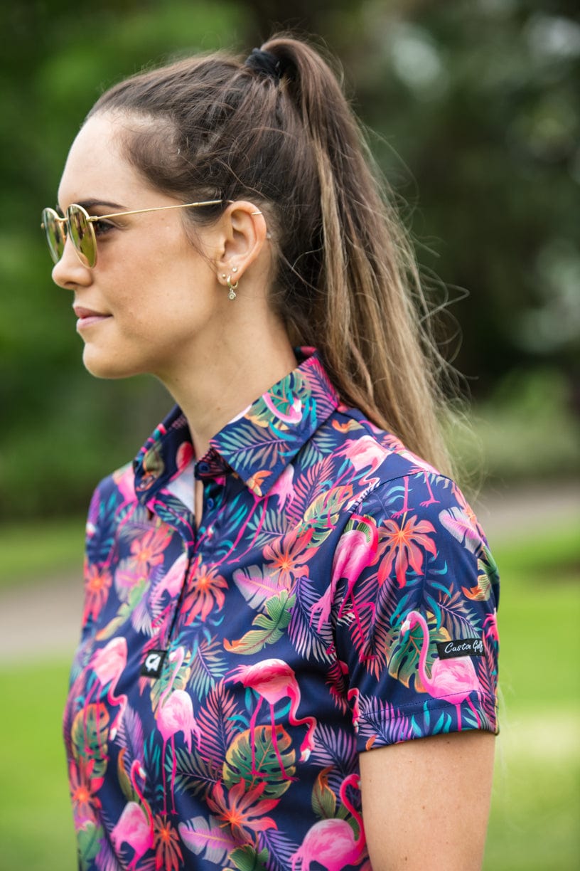 Ladies Hawaiian Golf Shirts