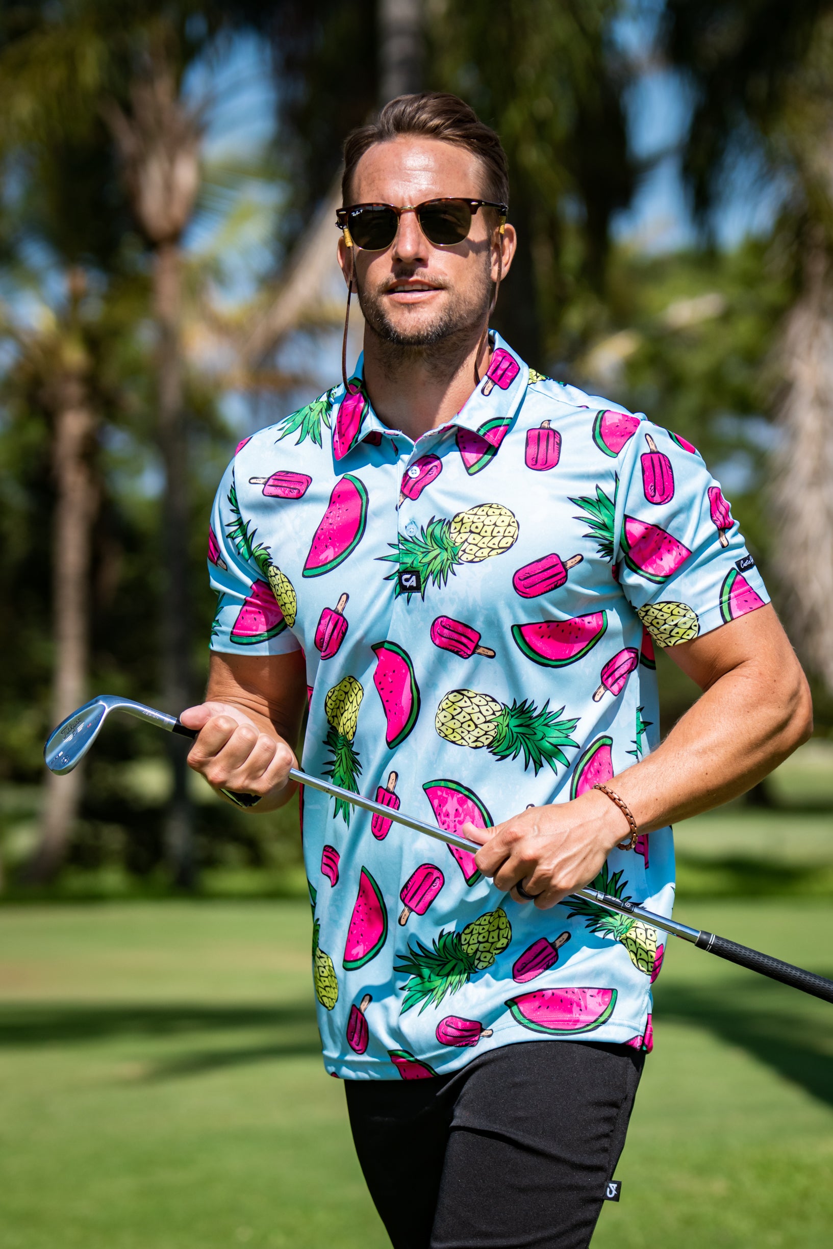 Image of CA Funky Golf Shirt | Tropical Dream