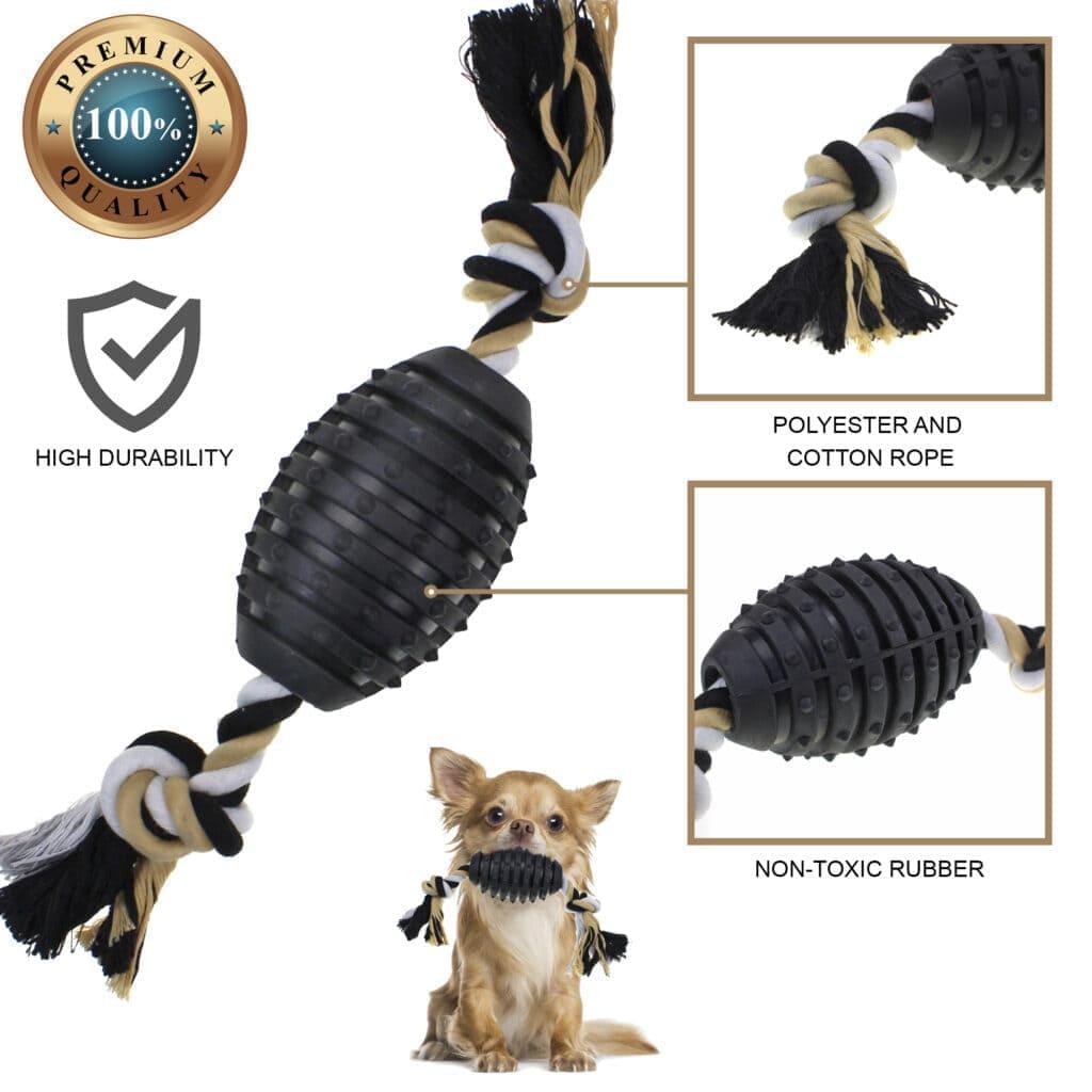 VETRESKA Dog Rope Toys - Durable Tug of War Dog Toy with Ergonomic Grip,  Heavy Duty Dog Rope Toy for Large Breed Dog Puppy Training Playing Teething