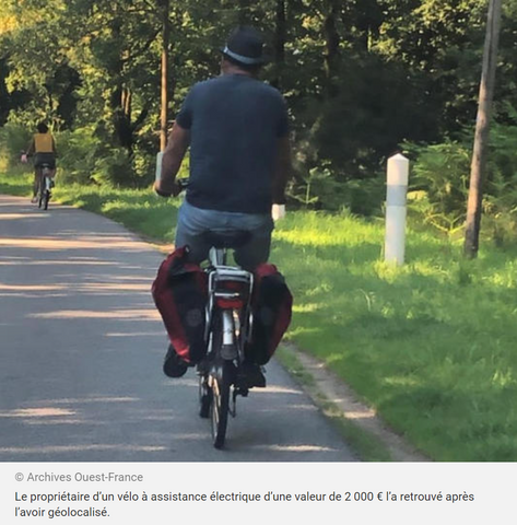 TiBike - GPS - Ouest France 29/07/2022