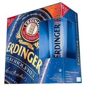 erdinger beer and glass set