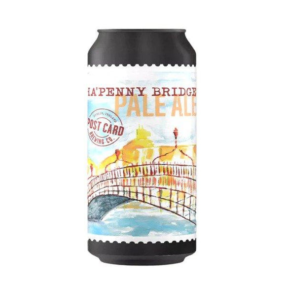 Post Card Brewing Ha'Penny Bridge Pale Ale 440ml Can - thebeerclub.ie - Craft Beer Delivered -Craft Beer - Irish Craft Beer - Irish Beer - Irish Gifts - Irish Beer Gifts - Beer Online Ireland