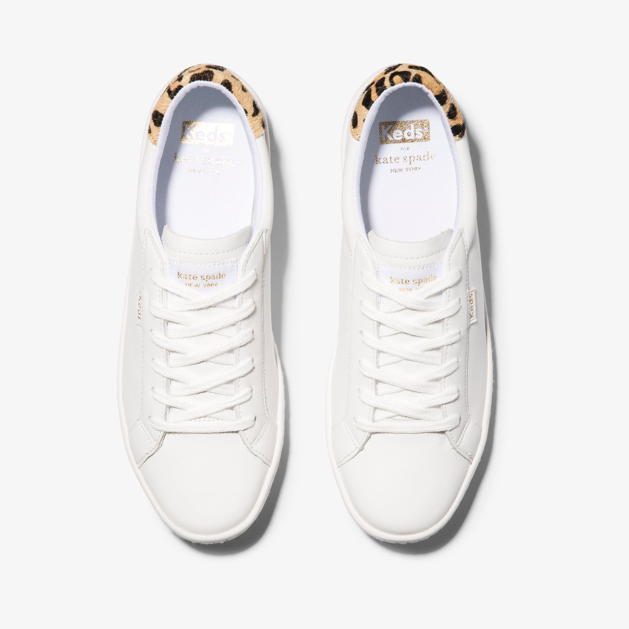 Women's Keds x Kate Spade Ace Leather White/Leopard