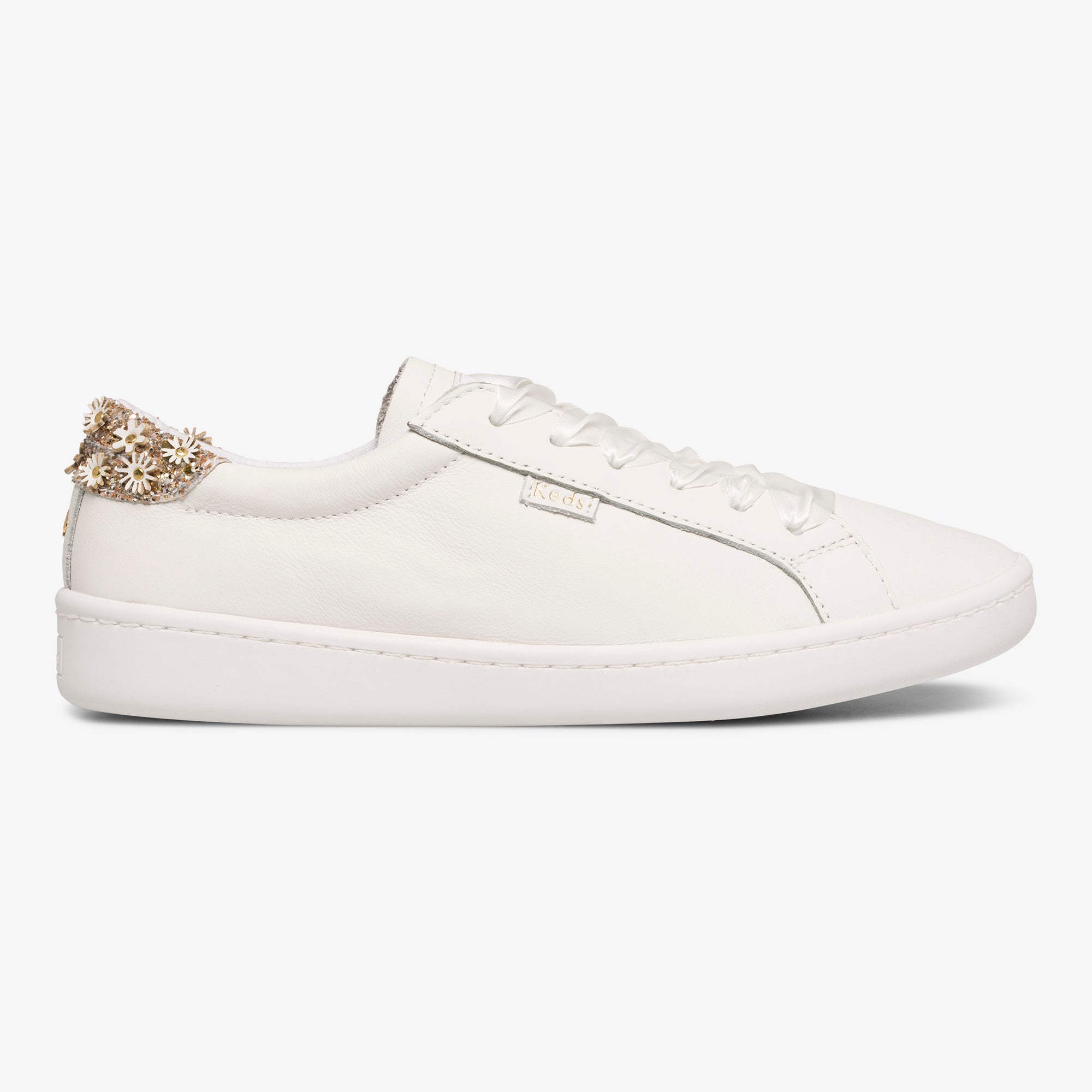 Women's Keds x kate Spade new york Ace Flower Applique Leather ...