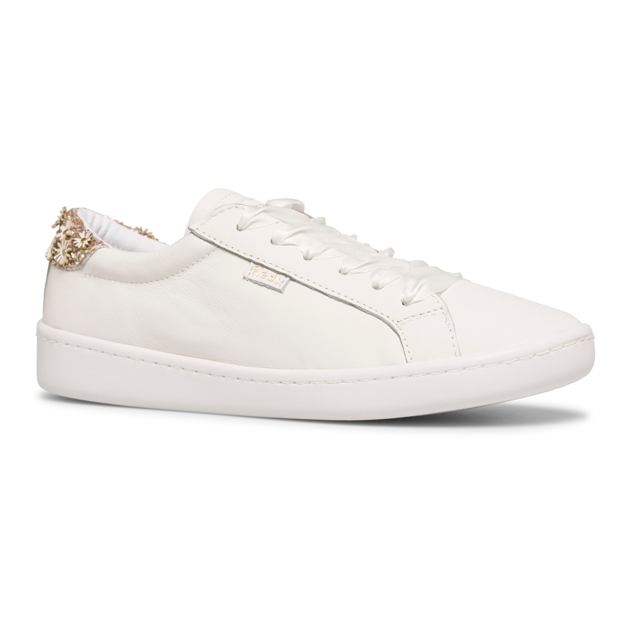 Women's Keds x kate Spade new york Ace Flower Applique Leather ...