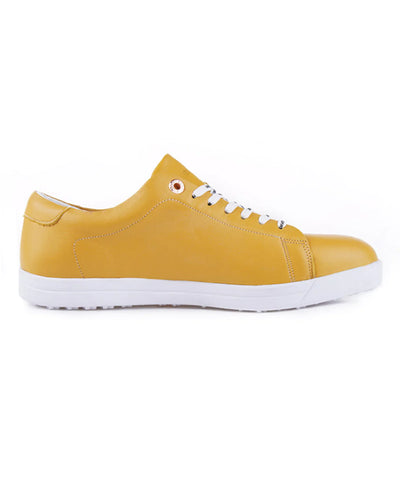 HENRY STUART My Coupe Lambskin Spikeless Golf Shoes - Yellow