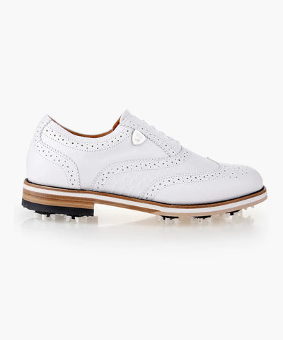 HENRY STUART My Suit Classic Men's and Womens Spike Golf Shoes 101 - White